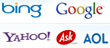 Bing, Google, Yahoo, Ask, AOL...